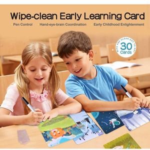 Panda Juniors Dot to dot, wipe clean learning cards